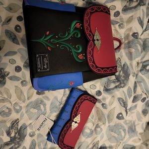 Loungefly x Disney Frozen 2 Anna Backpack and Wallet